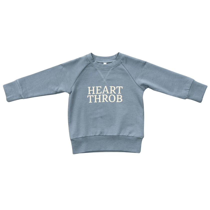 Boys Raglan Sweatshirt in Heart Throb