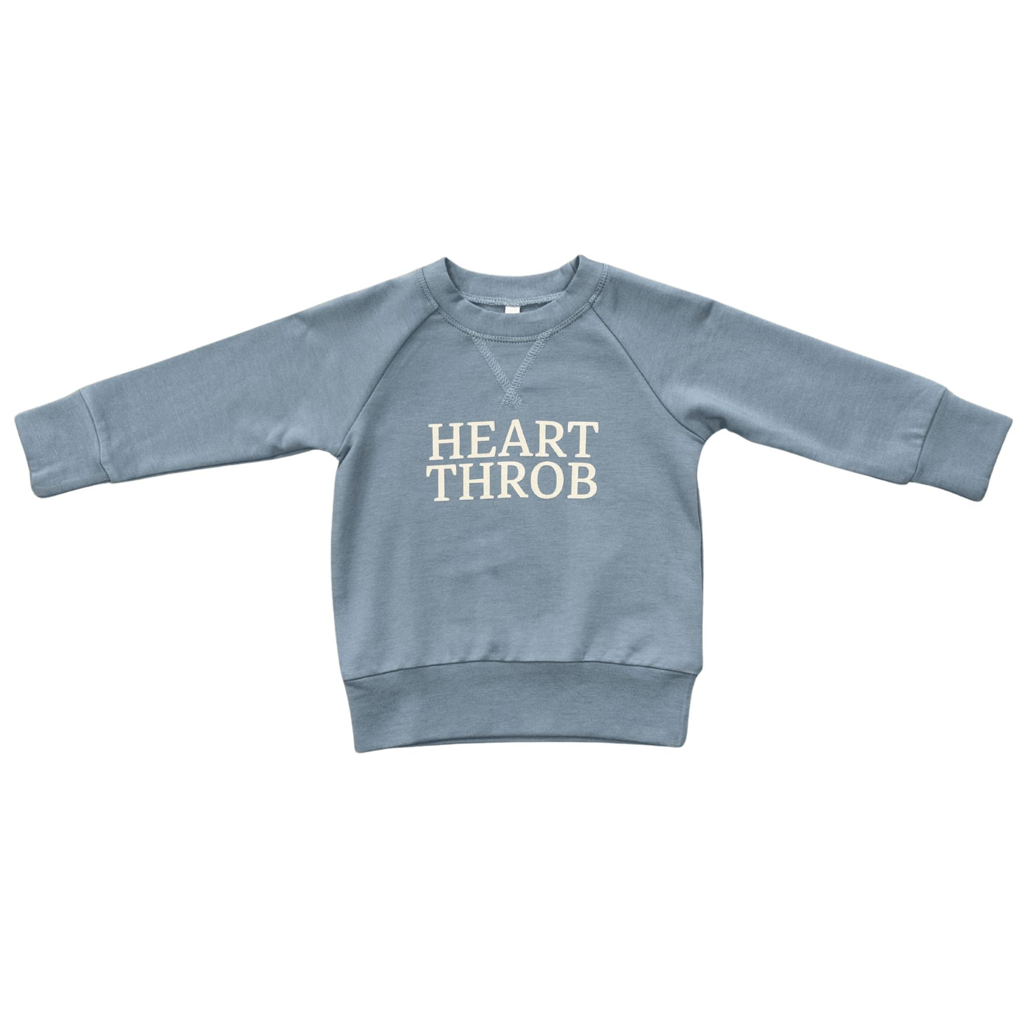 Boy's Raglan Sweatshirt Heart Eyes