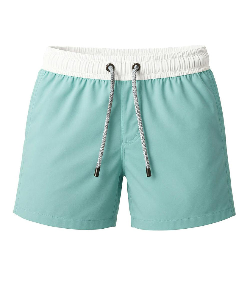 boys swim shorts aqua