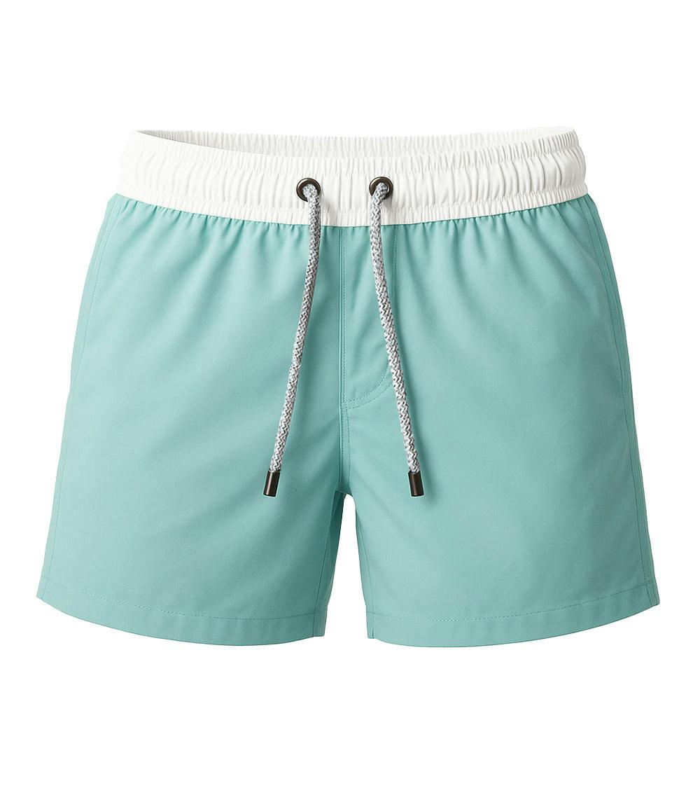 boys swim shorts aqua