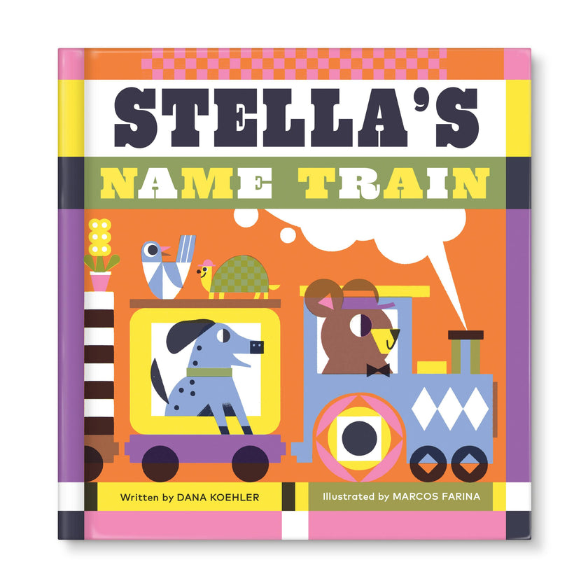 My Name Train Personalized Board Book