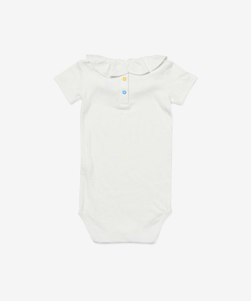 Belle Ruffle One-piece, Rose Piping