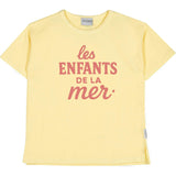 Mipounet SS26 Les Enfants, T Shirt Pastel Yellow