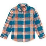 Flannel Button Up Shirt, Multi