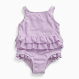 Frilled Swimsuit - Lilac