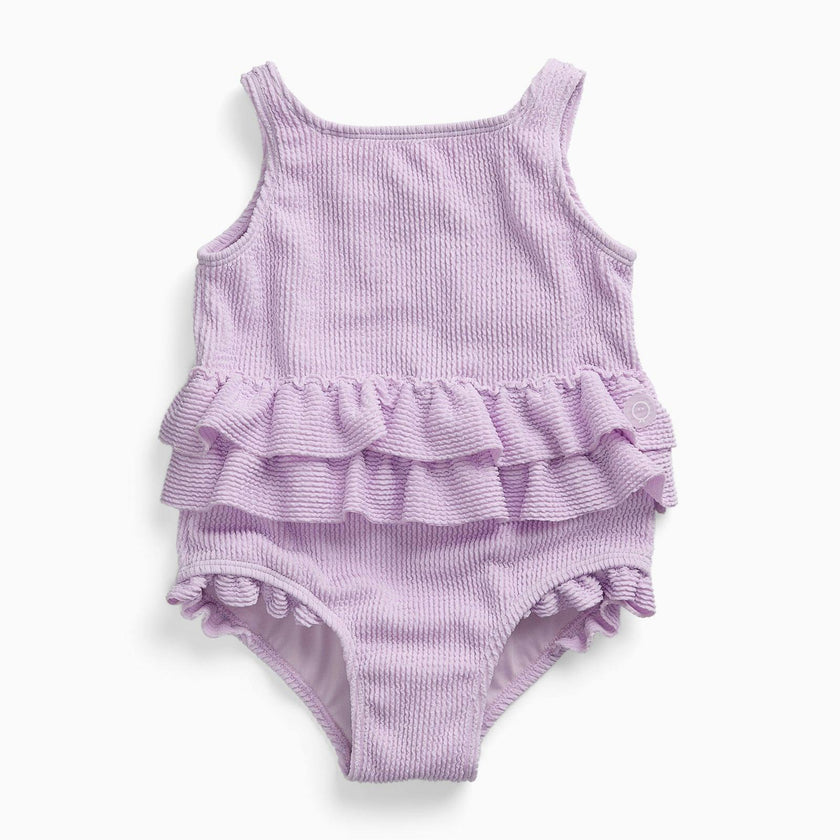 Frilled Swimsuit - Lilac