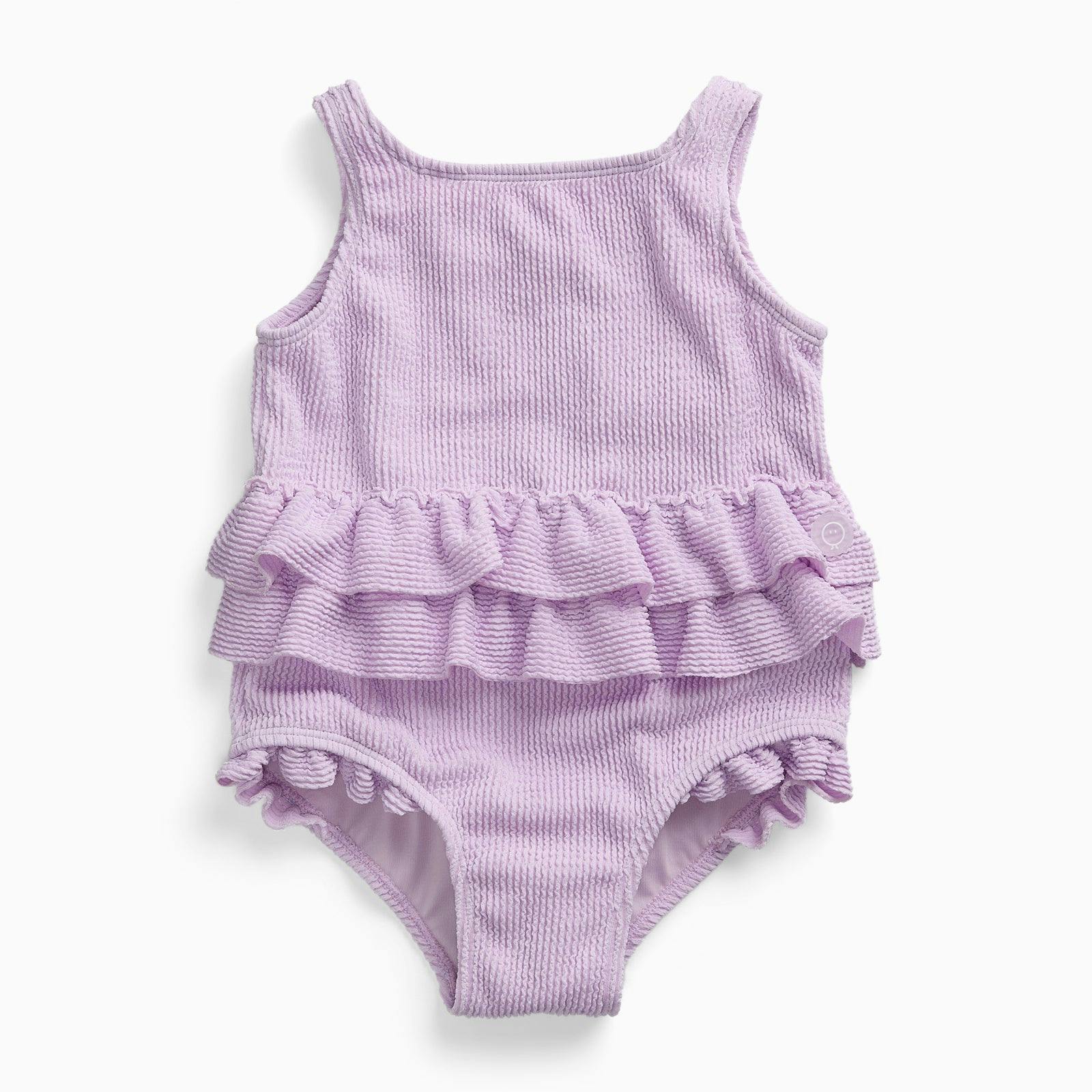 Frilled Swimsuit - Lilac
