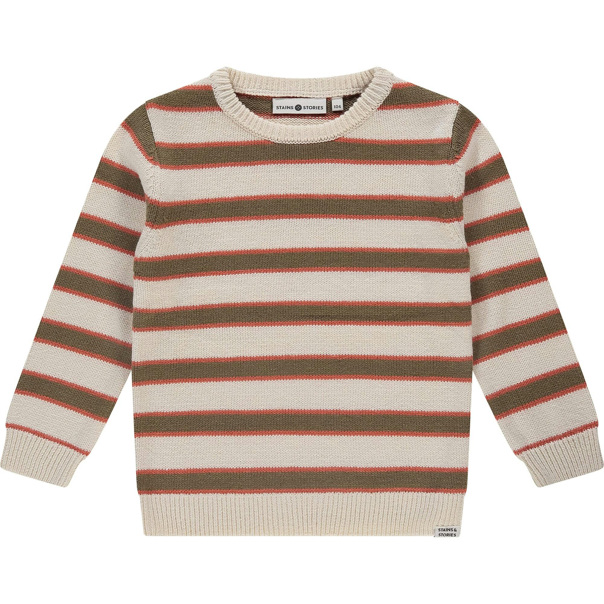 Multi-Stripe Knit Sweater