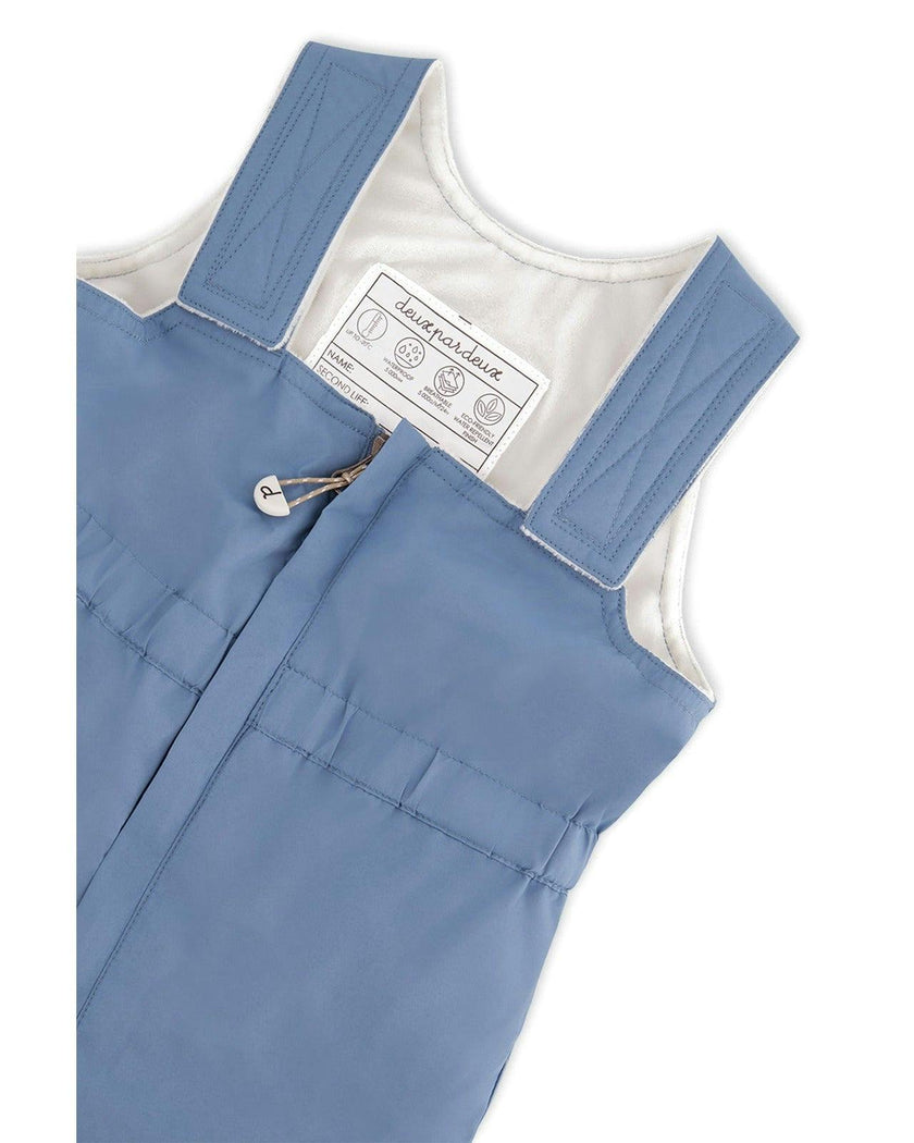 Baby Two Piece Snowsuit Blue Dinosaur Print