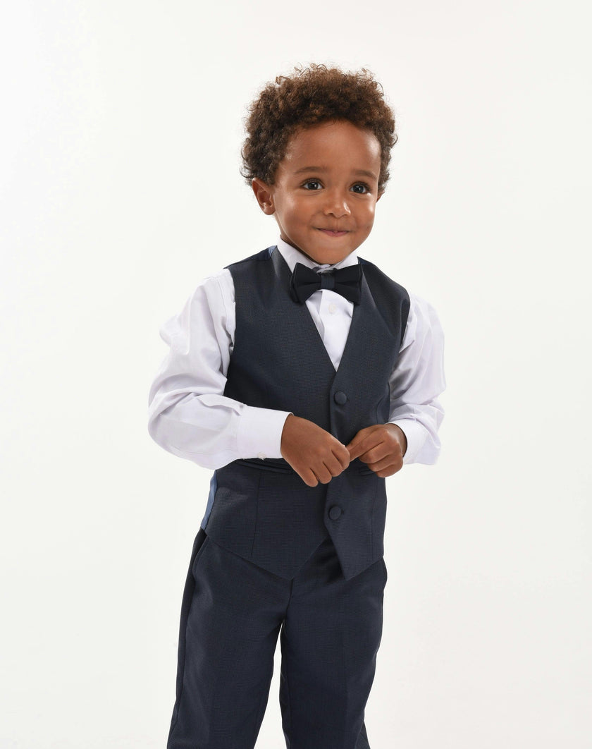 Steel Blue 5pc Peak Lapel Tuxedo