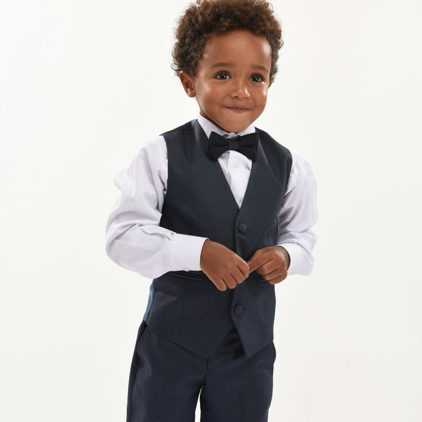 Steel Blue 5pc Peak Lapel Tuxedo