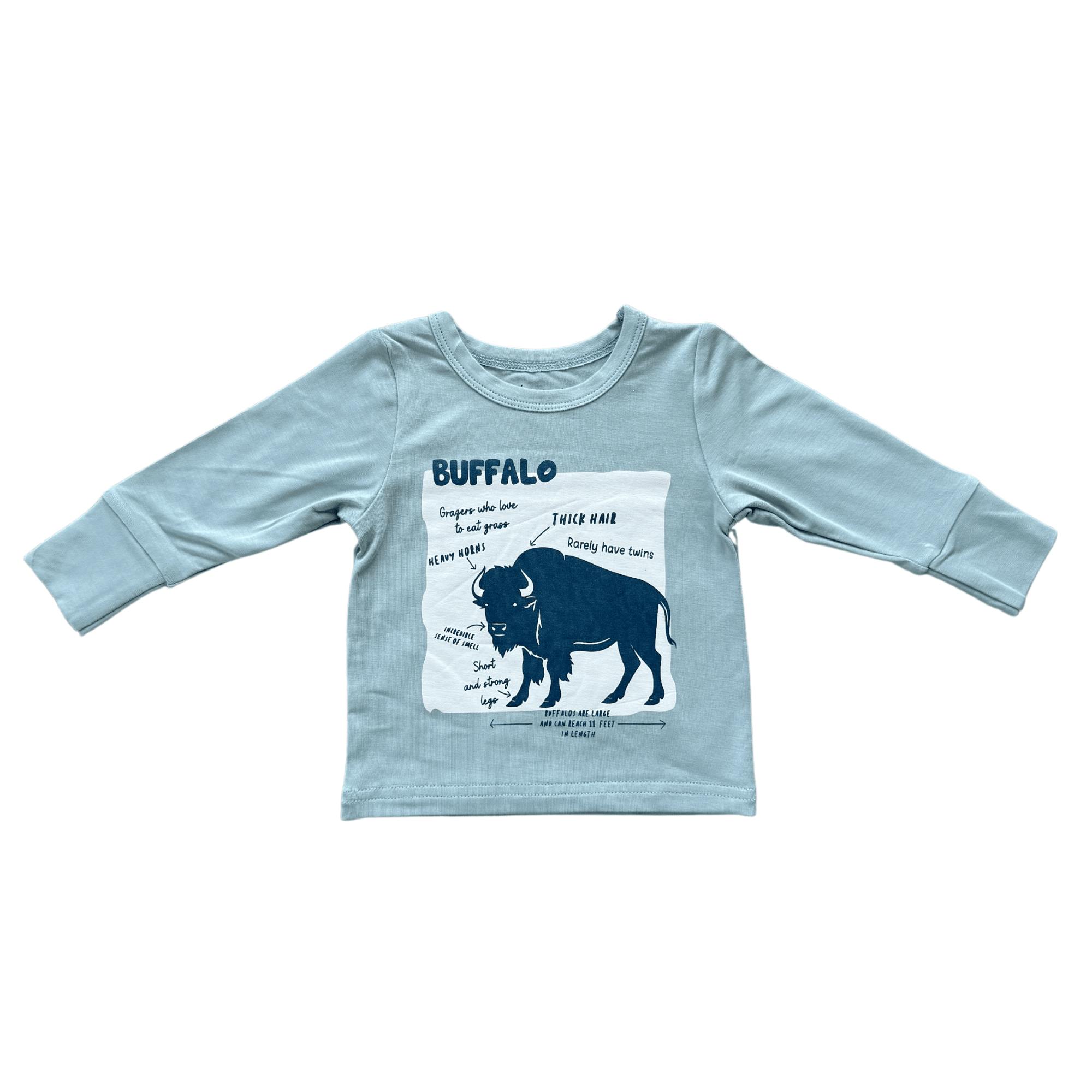 Boy's Long Sleeve Tee Big Bro in Desert