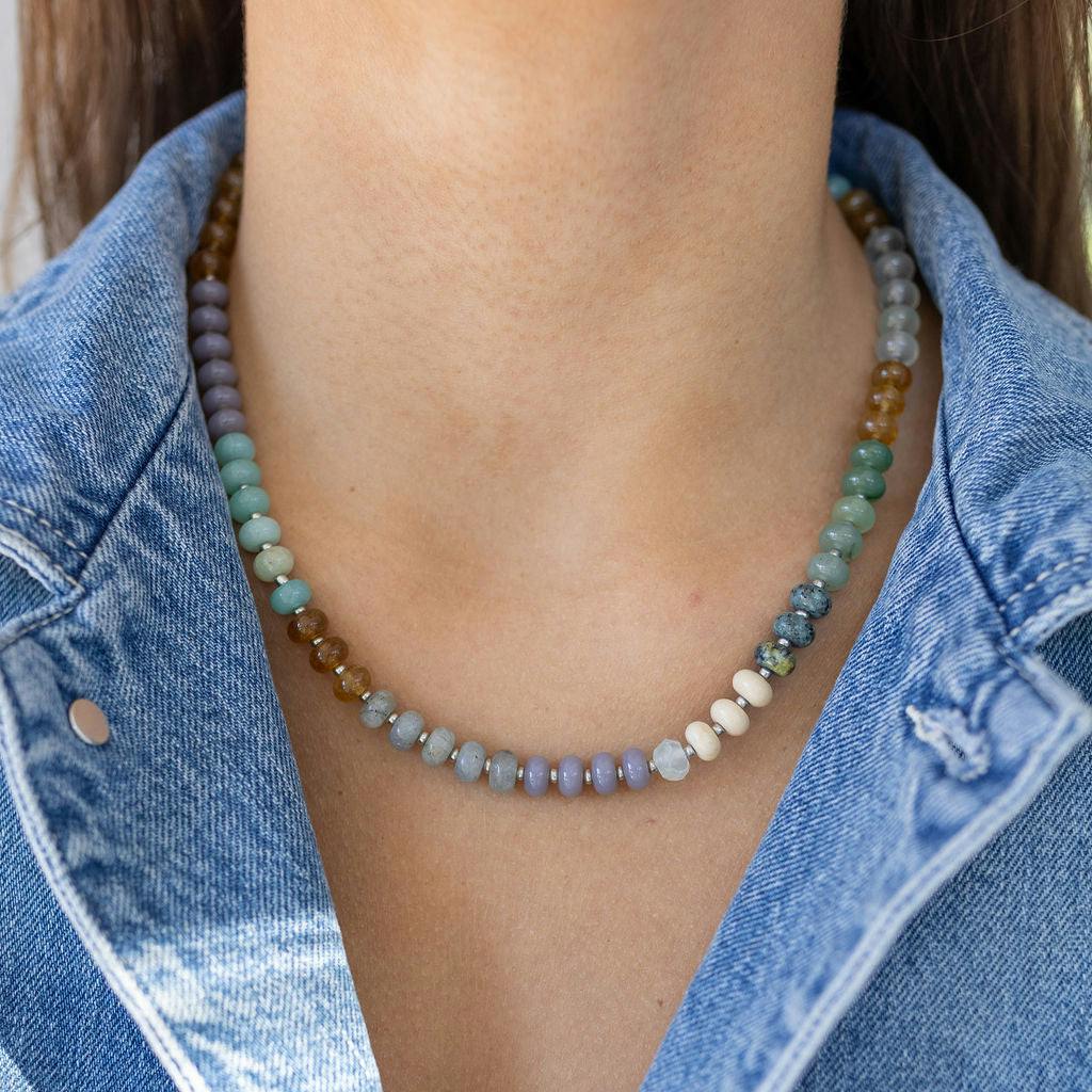 Frosted Moonstone & Waters Necklace