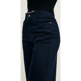 Hepburn Wide Leg Petite High Rise 25" Jeans | Flatiron