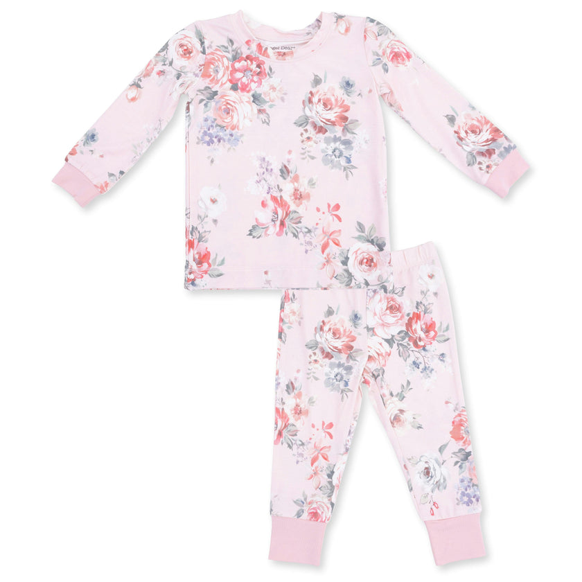 Painterly Rose Bouquets - Long Sleeve Loungewear Set