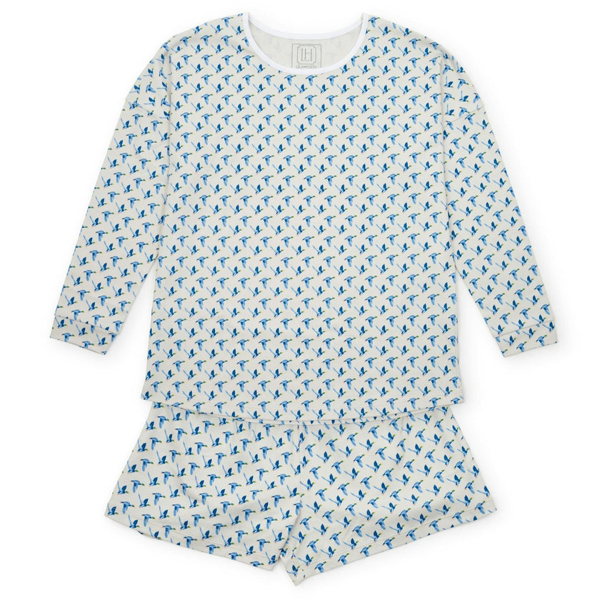 Anna Women's Longsleeve & Short Set - Mallard Ducks