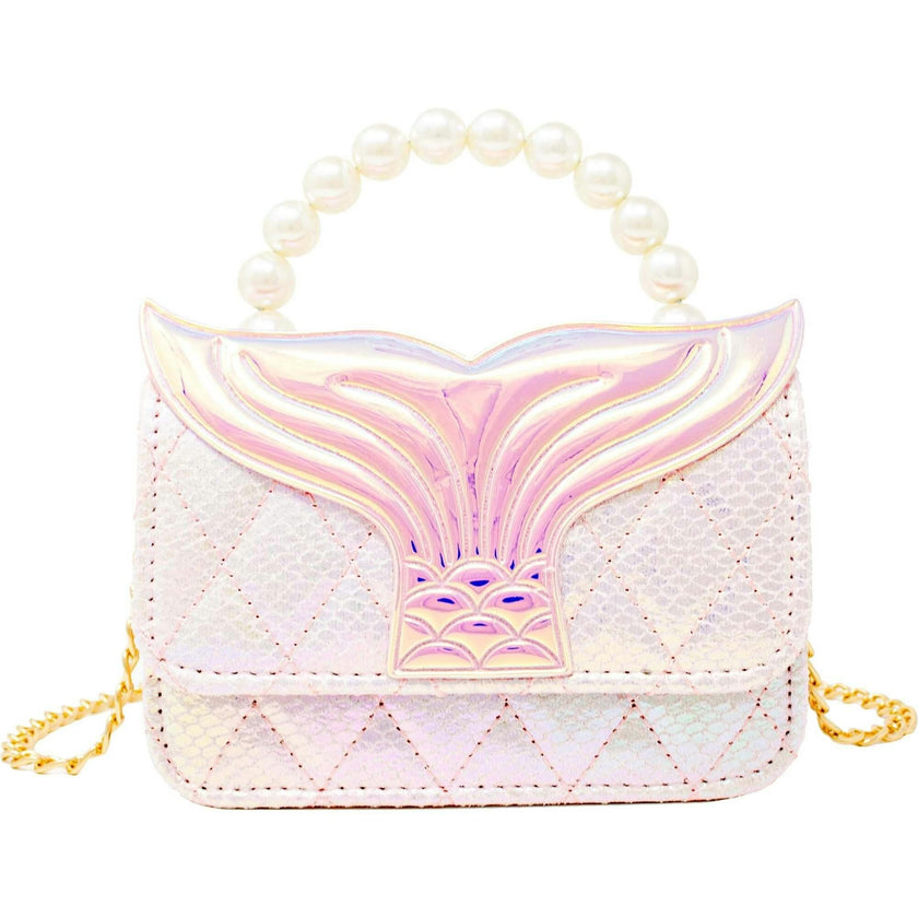 Mermaid Tail Pearl Handle Bag