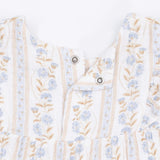 Catarina Floral - Long Sleeve Ruffle Tunic and Smocked Waist Pant