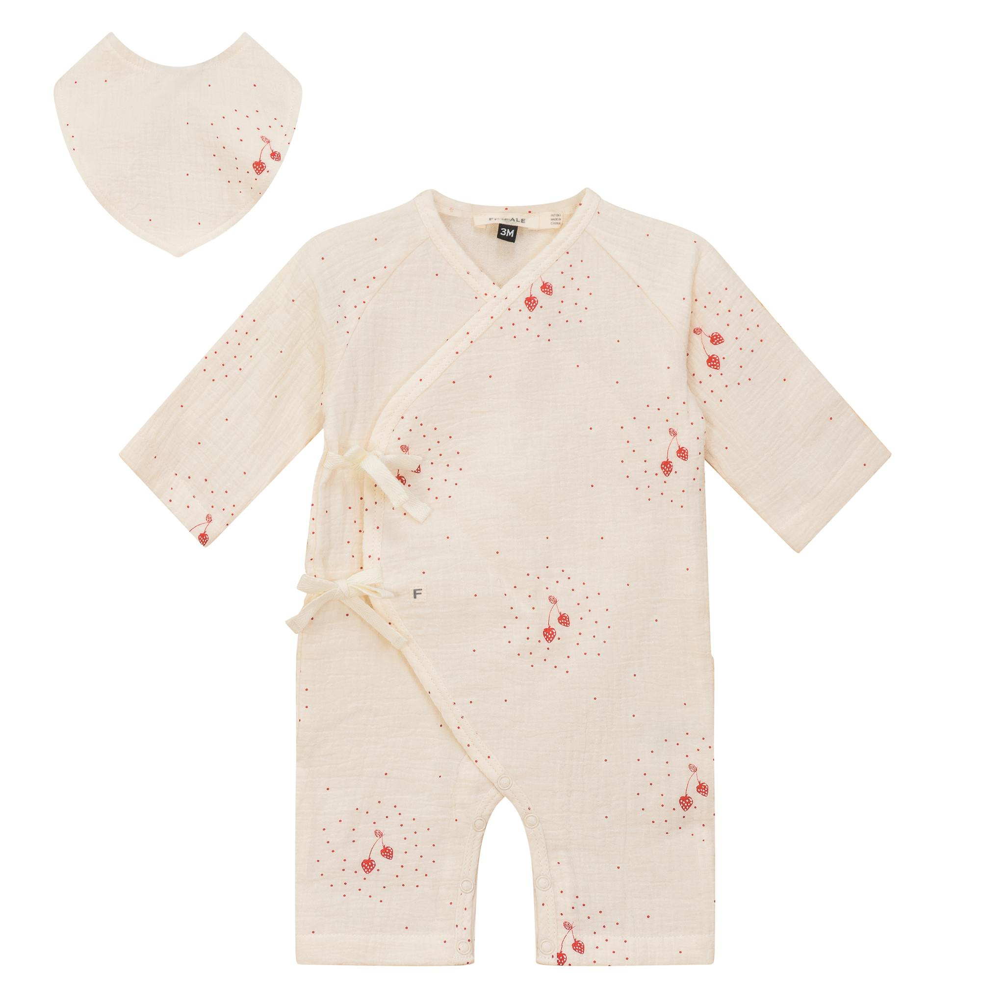 Wrap Muslin Onesie Mint