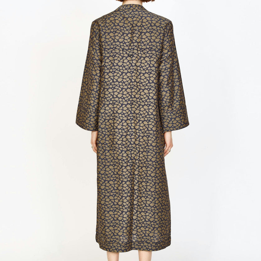 Malmo Dress in Navy Lilypad