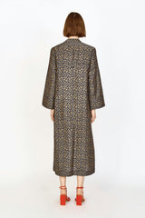 Malmo Dress in Navy Lilypad