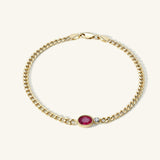 Olympia Ruby Station Bracelet on Charlie Chain
