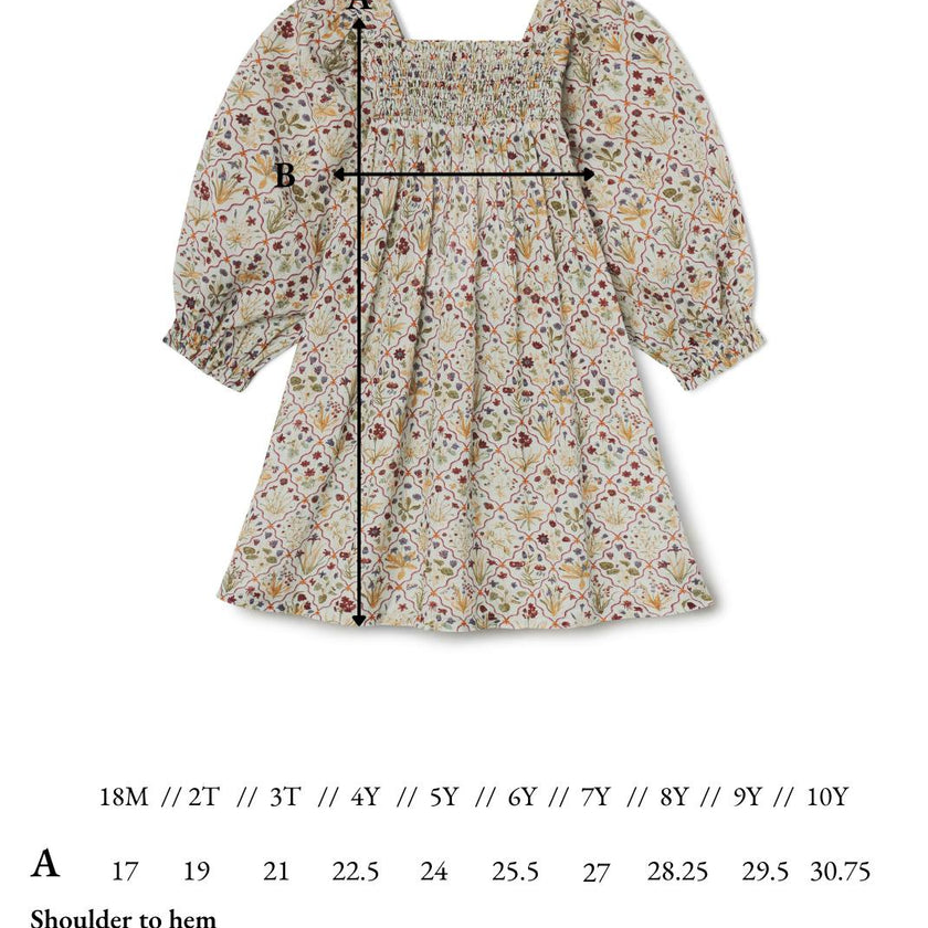 Eden Dress in Millefleur