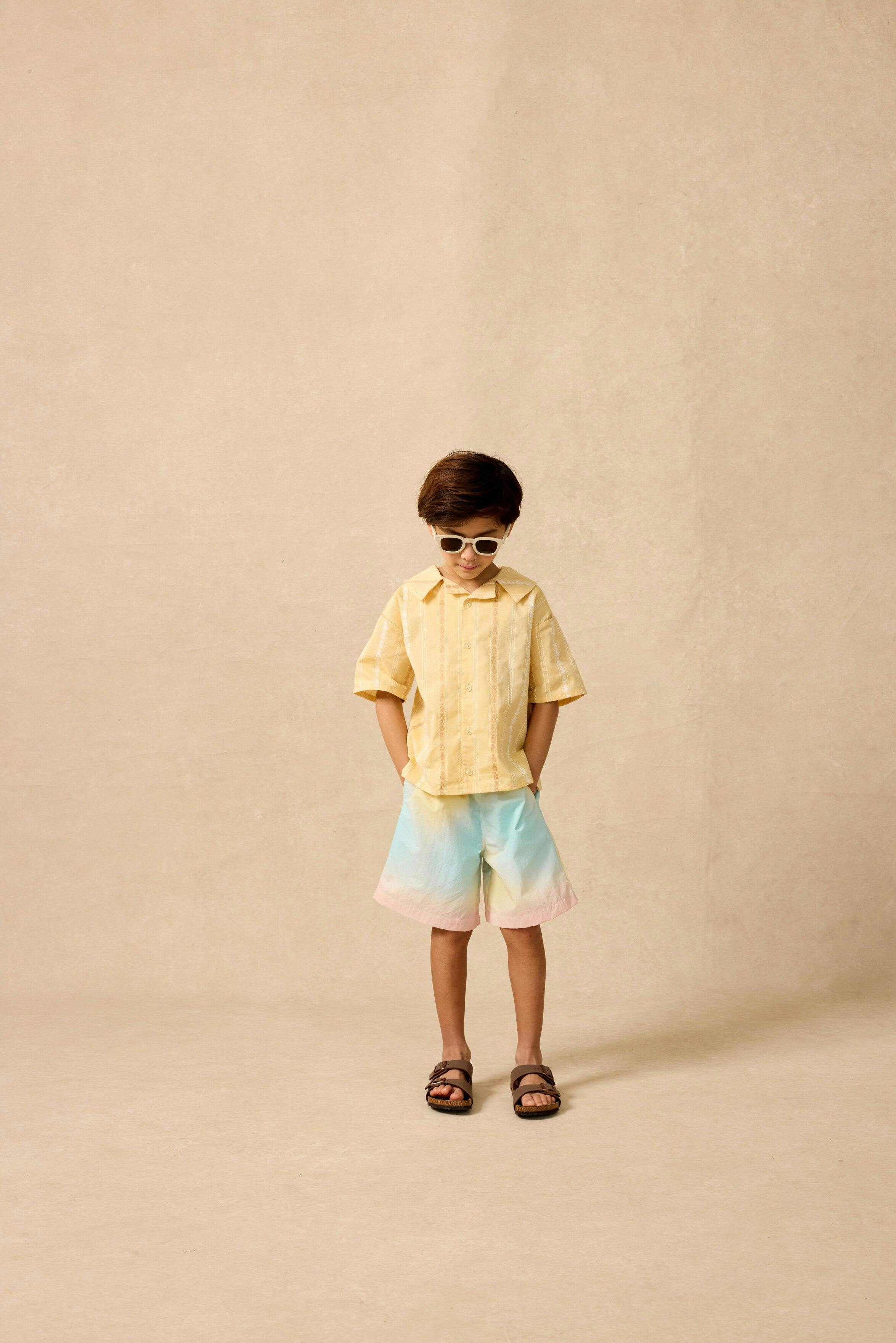 Board Shorts in Rainbow Sherbet