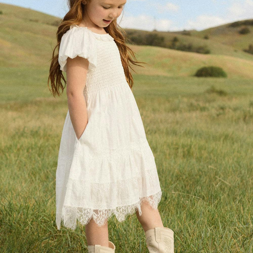 Mini Annalise Dress in Reverie Dobby