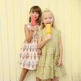 Girls Alyssa Dress - Pink Soft Serve