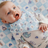 4 Pack Baby Bandana Bibs - Monsters, Inc. Medley