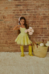 Harlow Pastel Yellow Heart Cut Out Tank