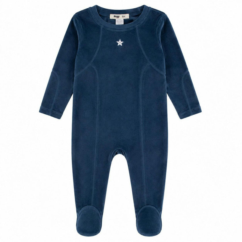 Velour Seams Footie