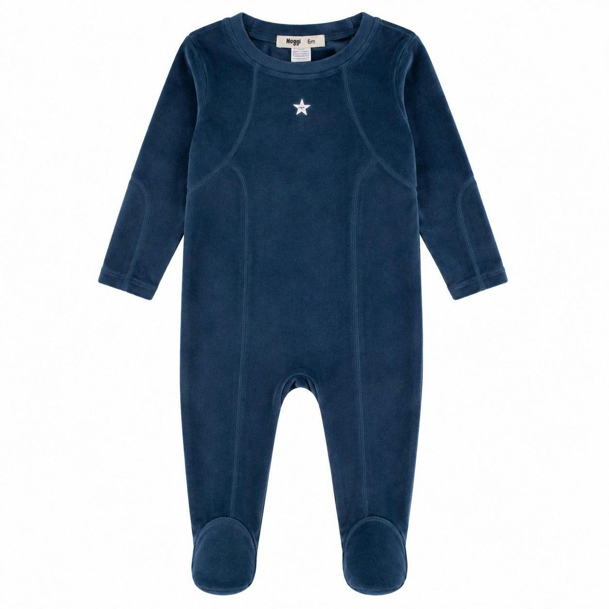 Velour Seams Footie