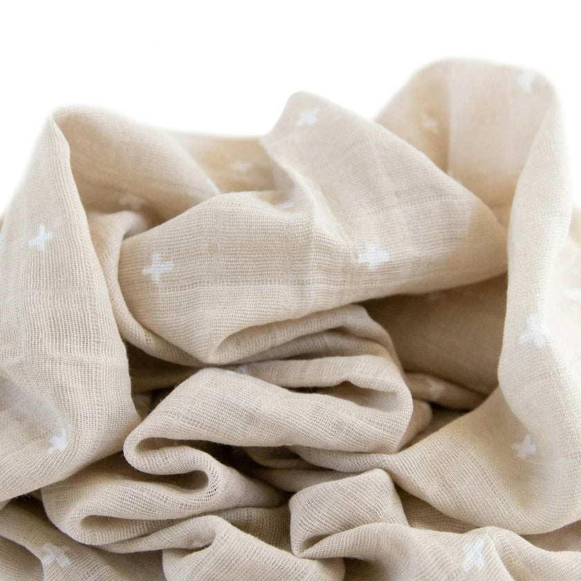 Cotton Muslin Swaddle Blanket 3 Pack - Oh Deer 2