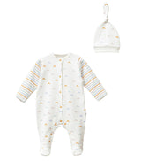 Multicolor Zigzag One-Piece Set