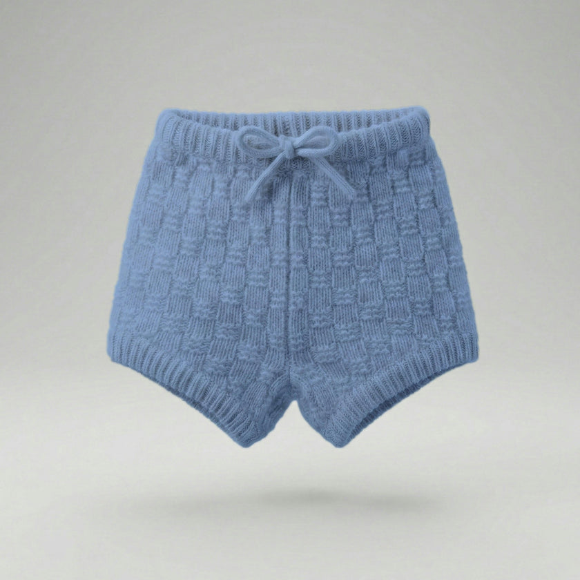 The Aspen Cashmere Baby Bloomer | Sky