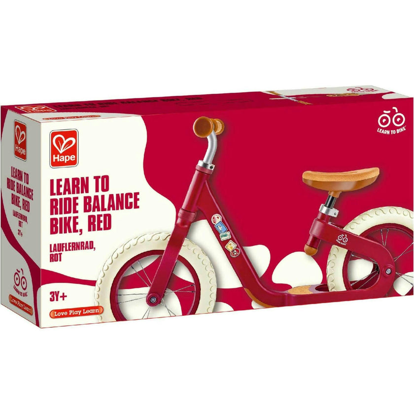 Get Up & Go Learn to Ride Balance Bike in Red