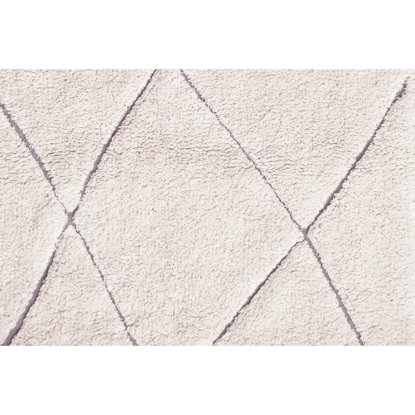 Bereber RugCycled Washable Rug, Natural