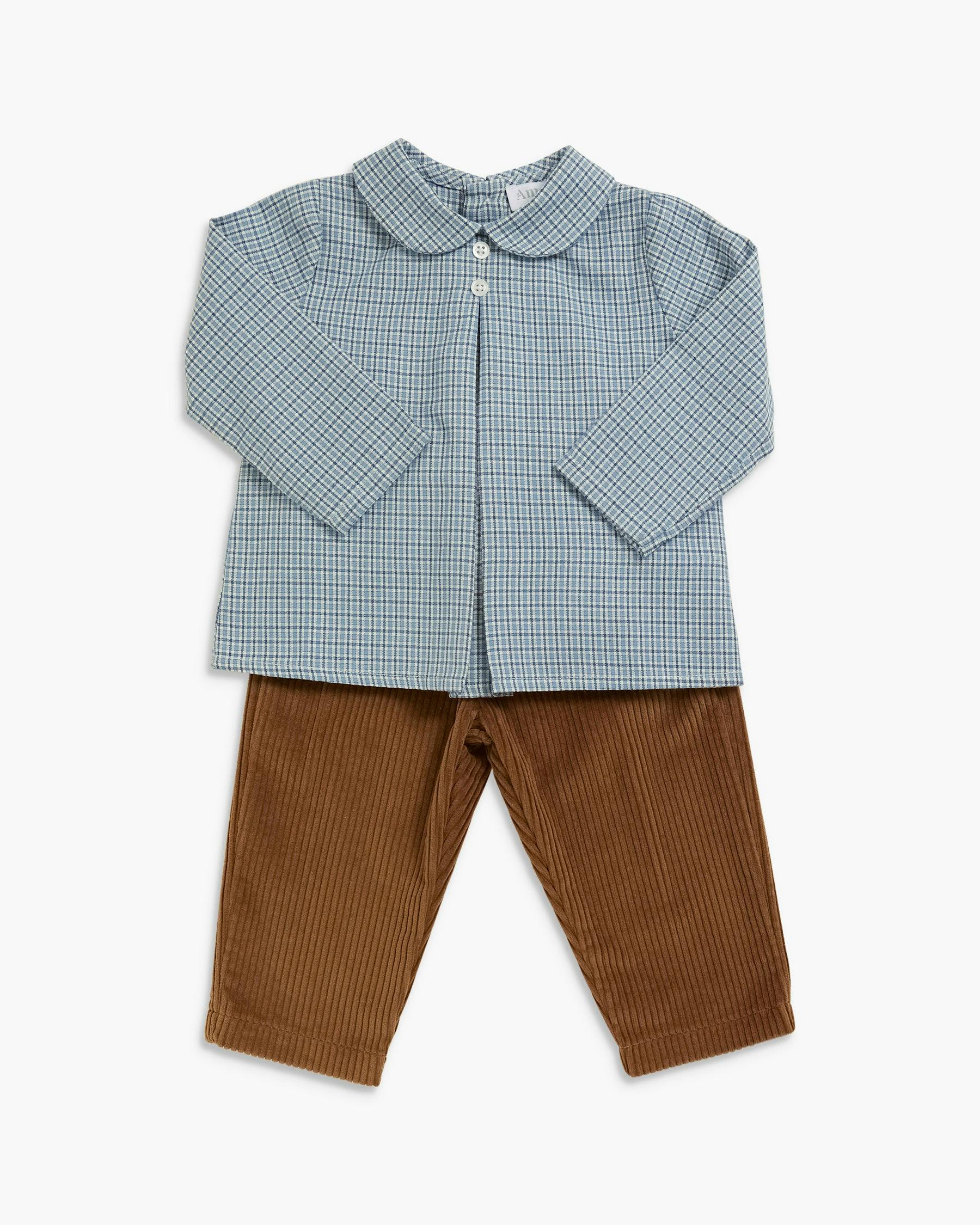 Darius Shirt Vintage Blue Check