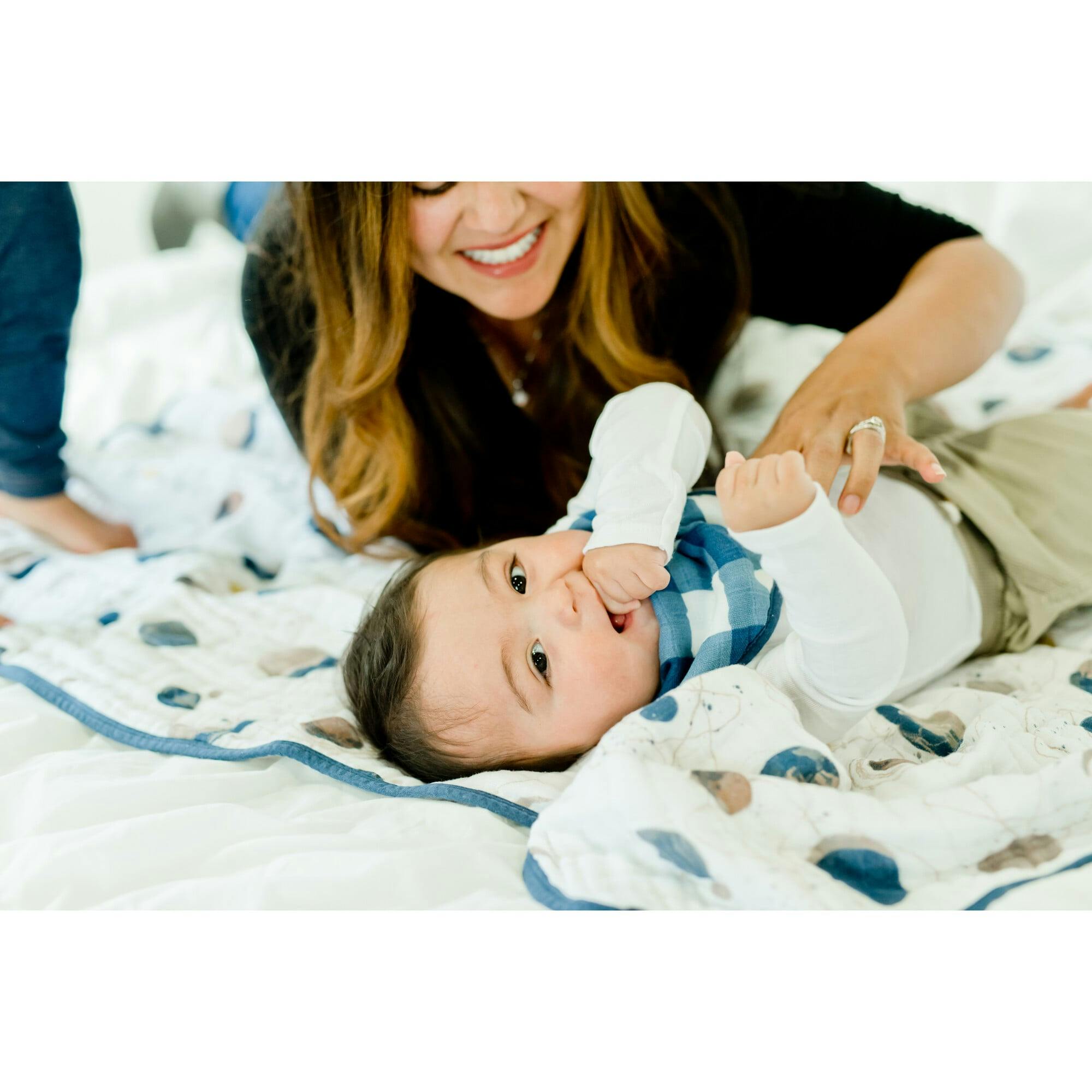 Original Cotton Muslin Quilt - Planetary
