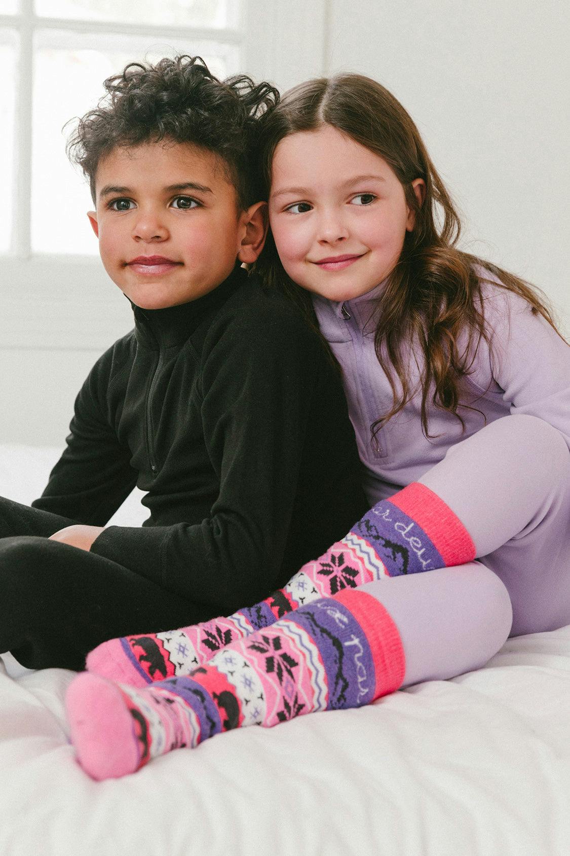 Ski Socks Pink