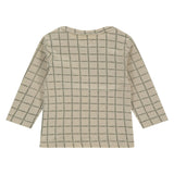 Window Pane Print Long Sleeve T-Shirt