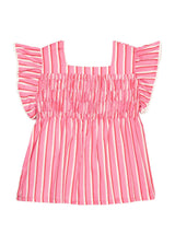 Chloe Top - Saltwater Taffy Stripe