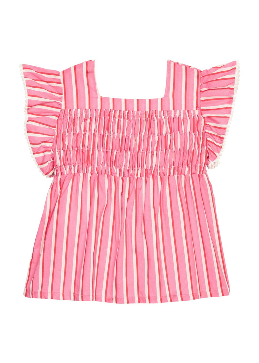 Chloe Top - Saltwater Taffy Stripe