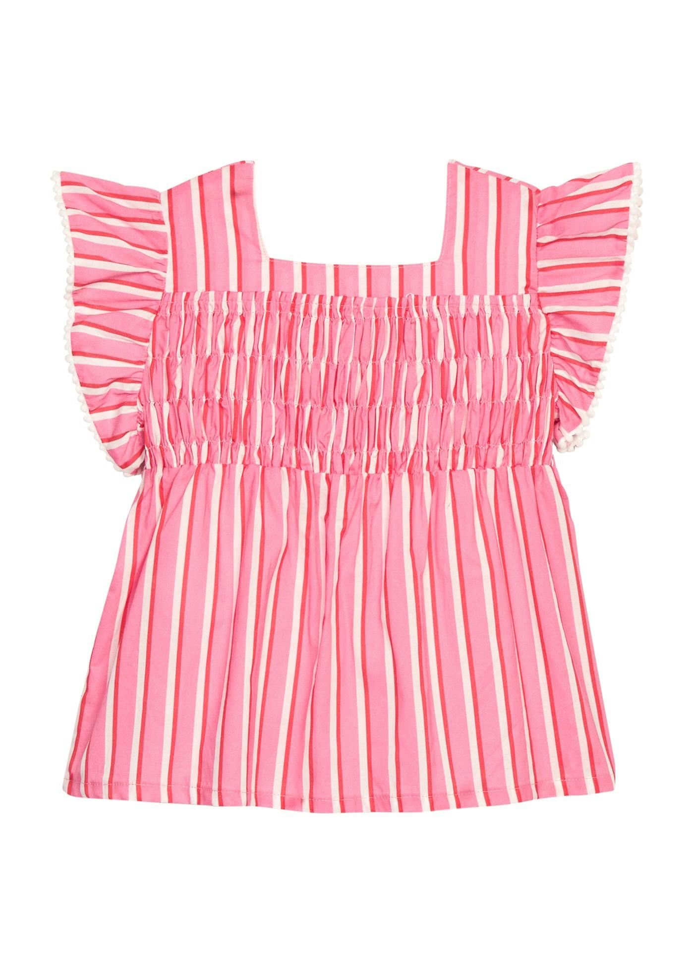 Chloe Top - Saltwater Taffy Stripe