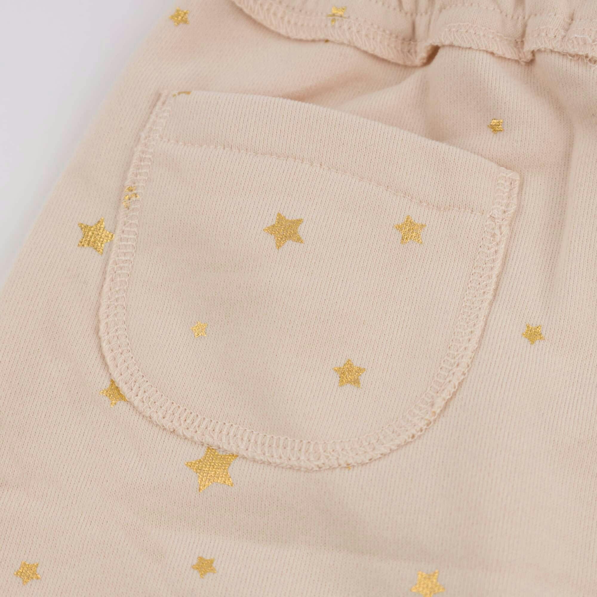 Mini Stars Gold Foil Brooklyn Jogger