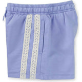 Crochet Sporty Shorts 2.0, Blue