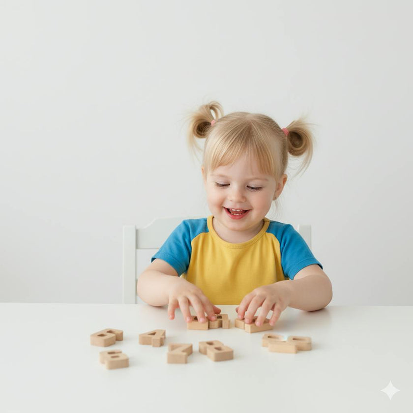 Avenlur Montessori Wooden Number Height Blocks – Self-Correcting Math Learning Set