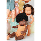 Colourful Edition Collection - Baby Doll African Girl 15" (melon rompers)